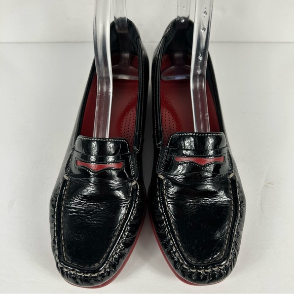 SAS Black and Red Men's Loafers Size 8 - Picture 3 of 9